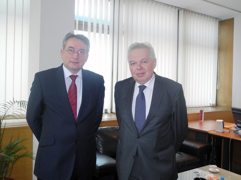 Deputy Chairperson of the House of Representatives, Mladen Bosić, spoke with the Russian Ambassador in BiH 